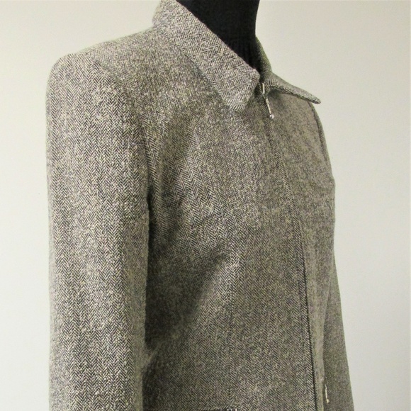 J.London Women's Wool Zipper Jacket/Blazer Size 6 - Picture 4 of 7